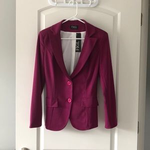 Plum blazer